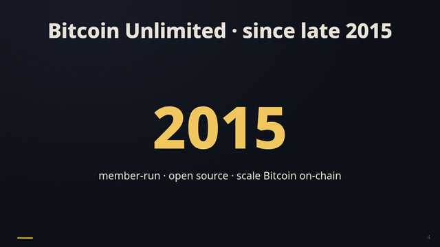 Slide 4: Bitcoin Unlimited